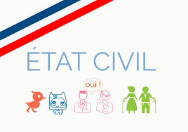 Carnet : Etat civil